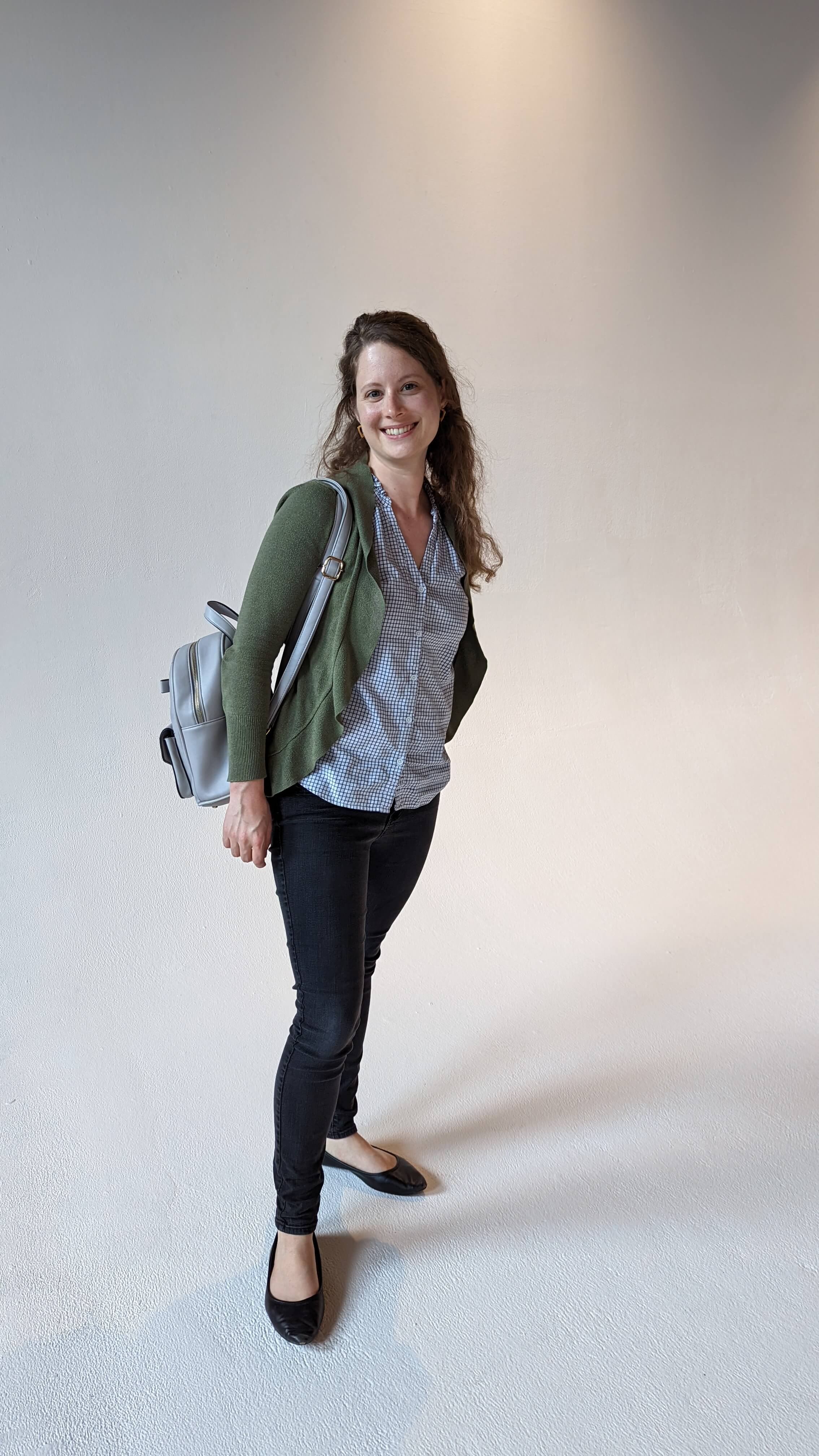 Hiking with a backpack
