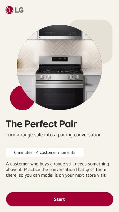 Perfect Pair LG product knowledge module